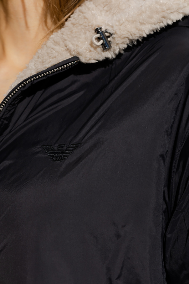 Beige Reversible jacket Emporio Armani - Sneakers EA7